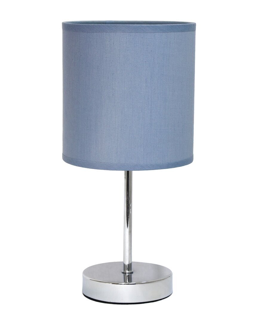 Lalia Home 11.81in Basic Mini Table Lamp With Led Bulb Included