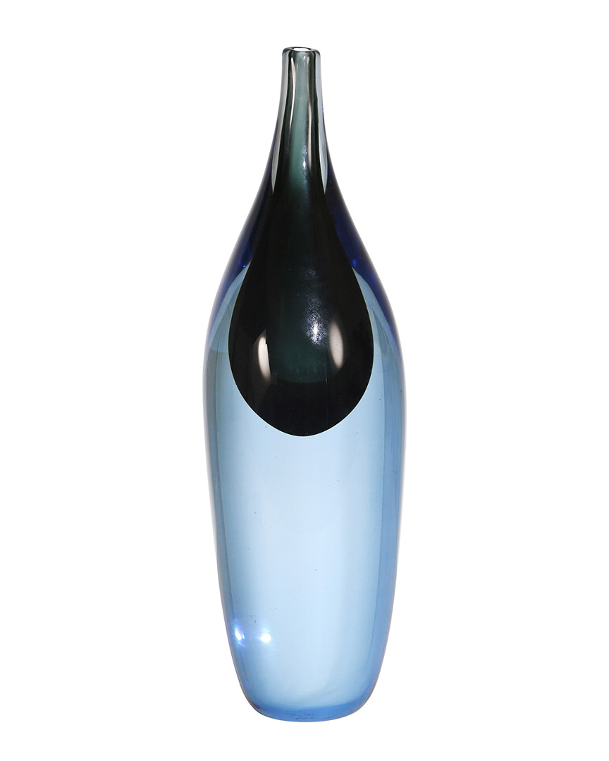 Sagebrook Home Glass Decor In Blue