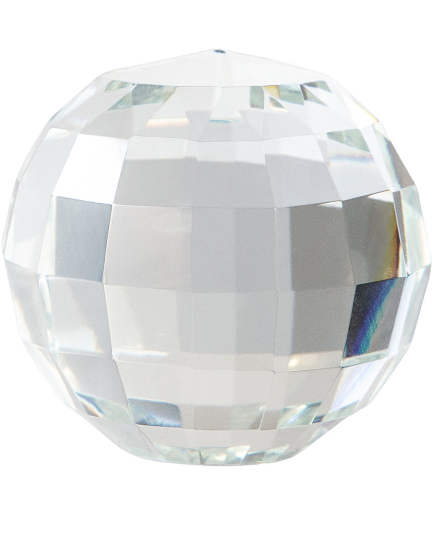 Sagebrook Home Crystal Orb In Clear