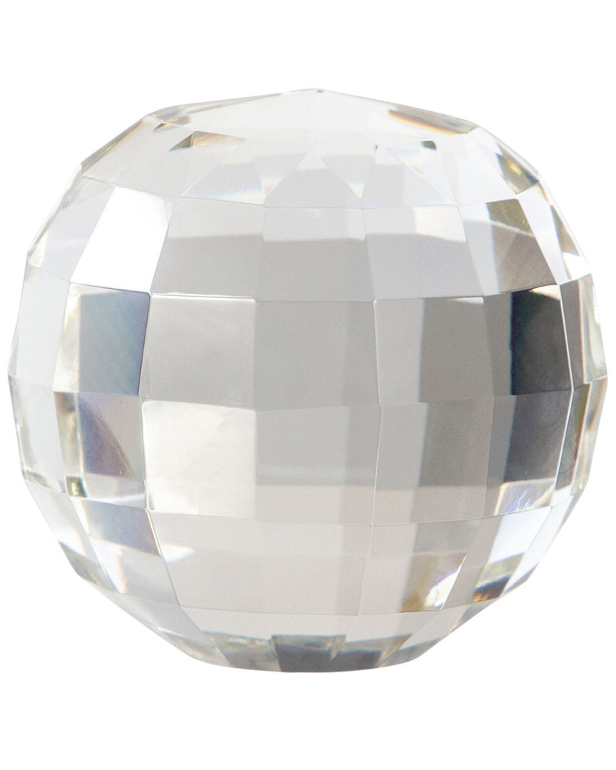 Sagebrook Home Crystal Orb In Clear
