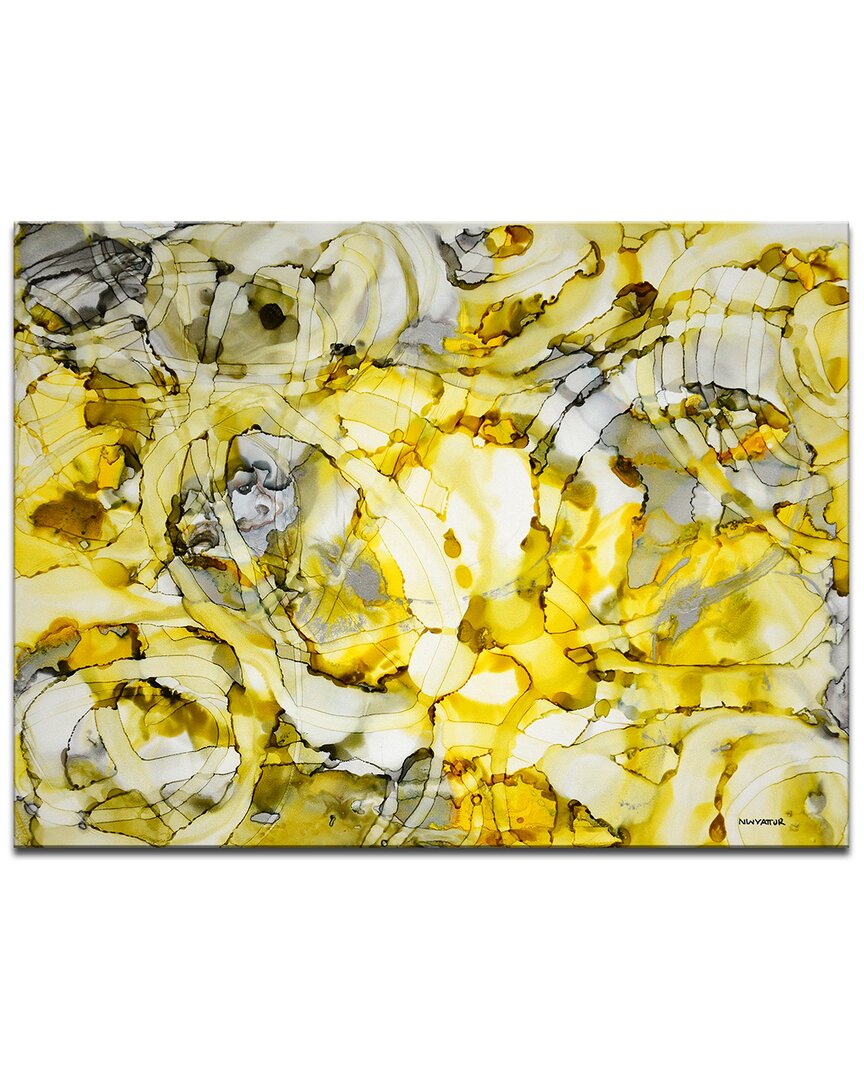 Ready2hangart Moon And Stars Wrapped Canvas Wall Art By Norman Wyatt