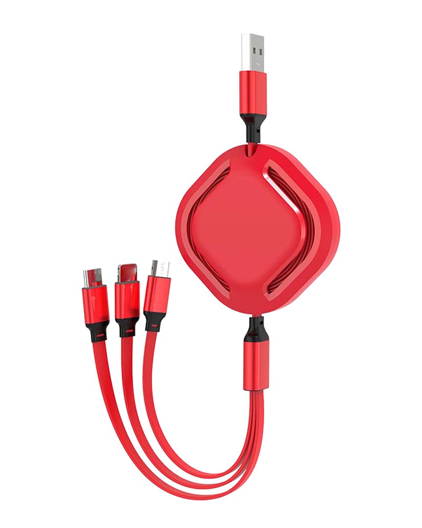 3p Experts Portable 3-in-1 Fast Charging Cable