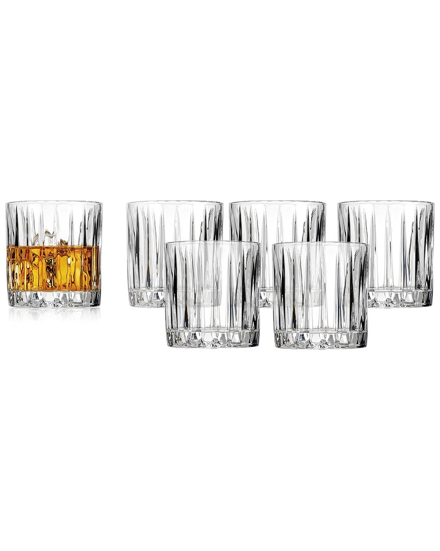 Godinger 26929 Parallels Highball Glass - Clear - Set of 6