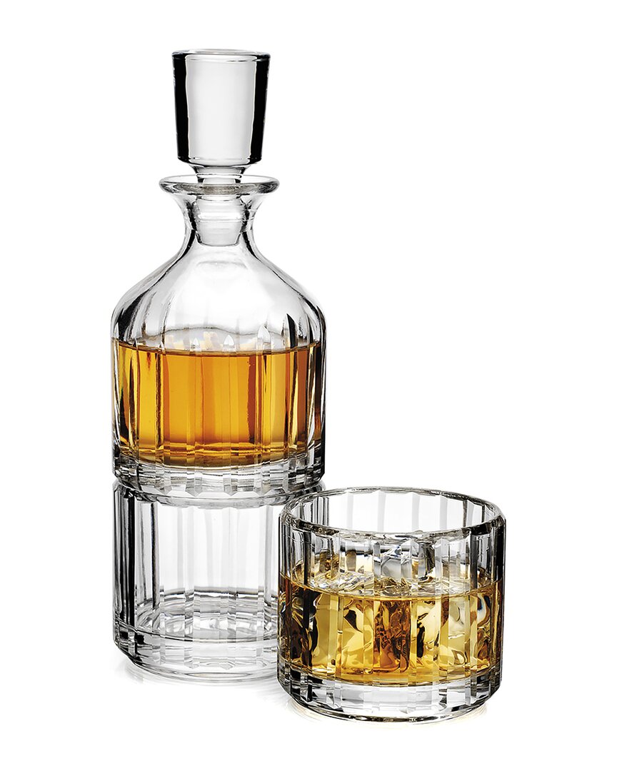 Godinger Parallels Stacking Decanter In Clear