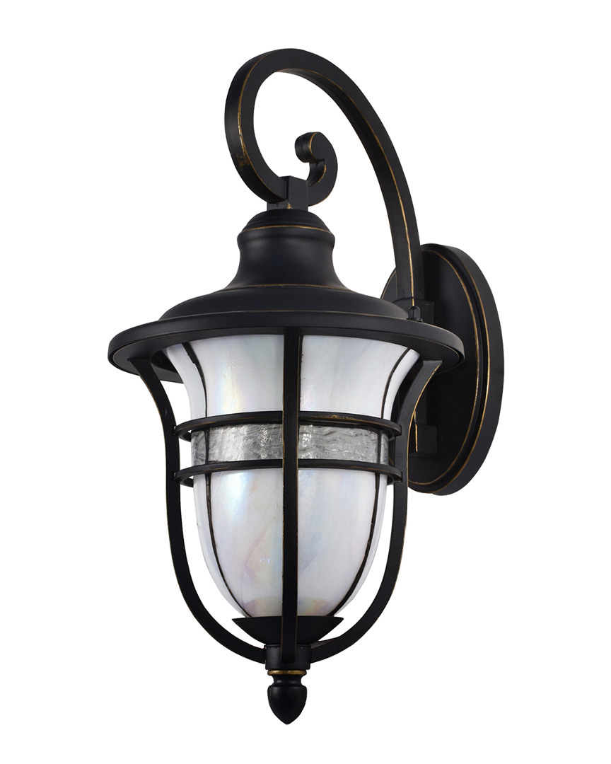 Dale Tiffany Kenya Outdoor Wall Sconce In Black