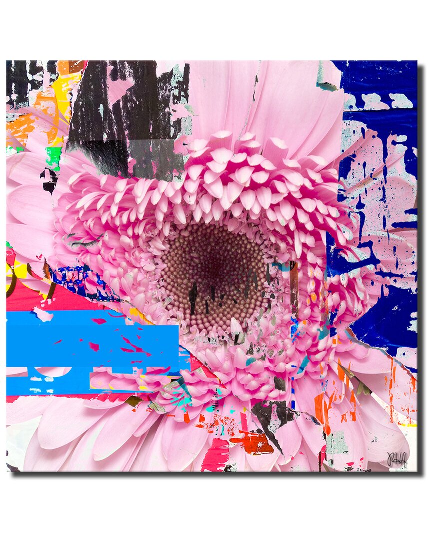 Ready2hangart Painted Petals Lxxv Wrapped Canvas Wall Art By Tristan Scott