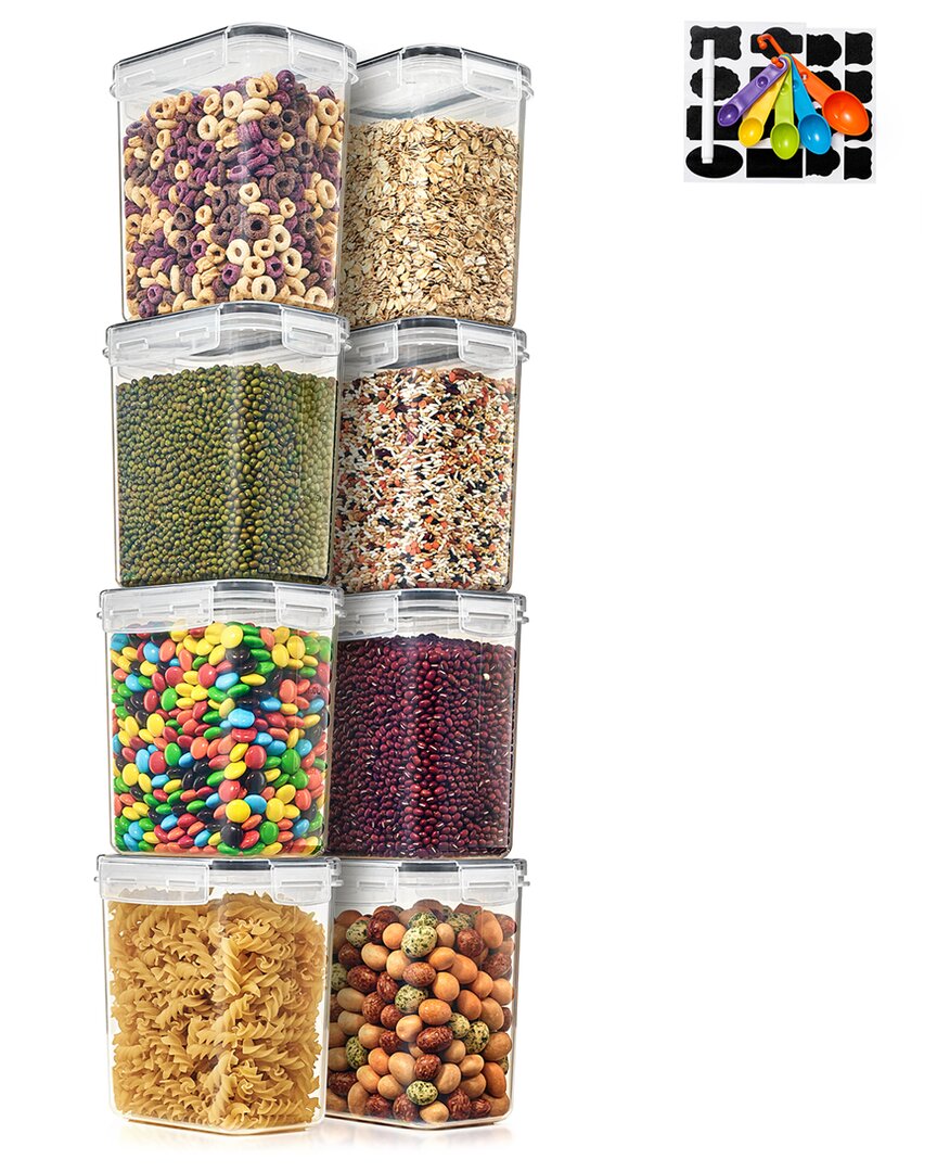 Sorbus Set Of 8 Food Storage Containers With Lids