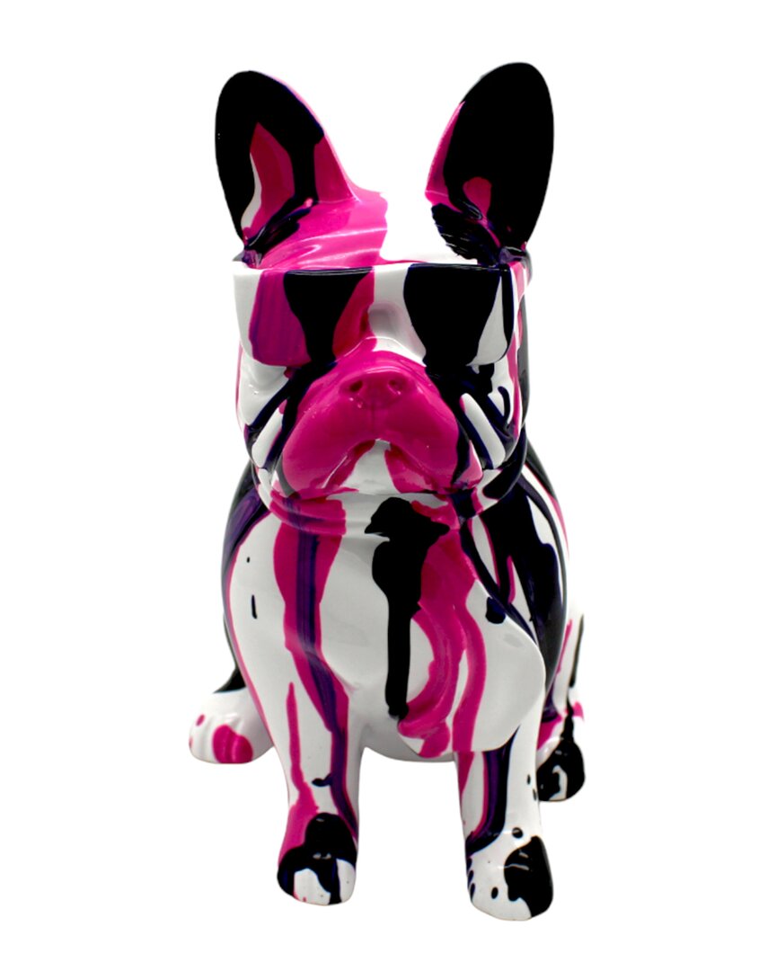 Interior Illusions Plus Pink Graffiti Dog With Glasses