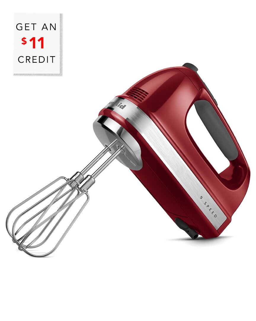 Kitchenaid 9-speed Hand Mixer With Turbo Beater Ii Accessories$11 Credit With $11 Credit