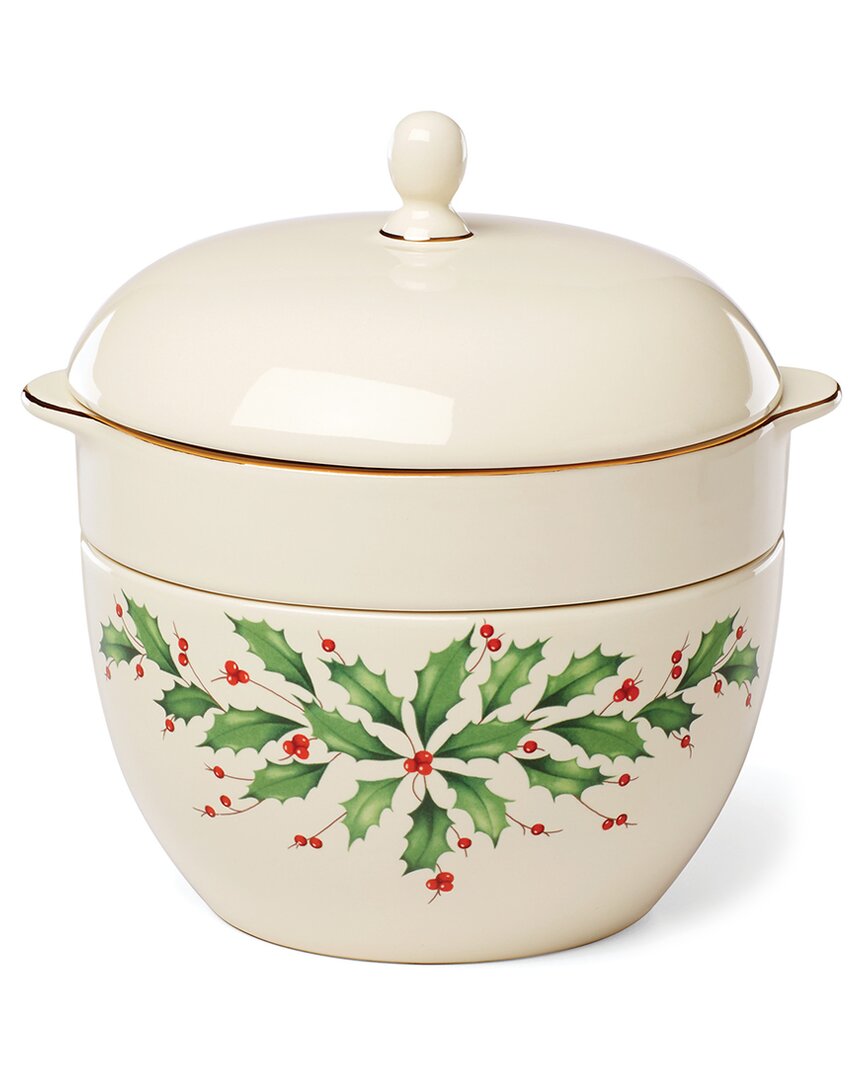 Shop Lenox Holiday Stackable Bowl Set In Multicolor