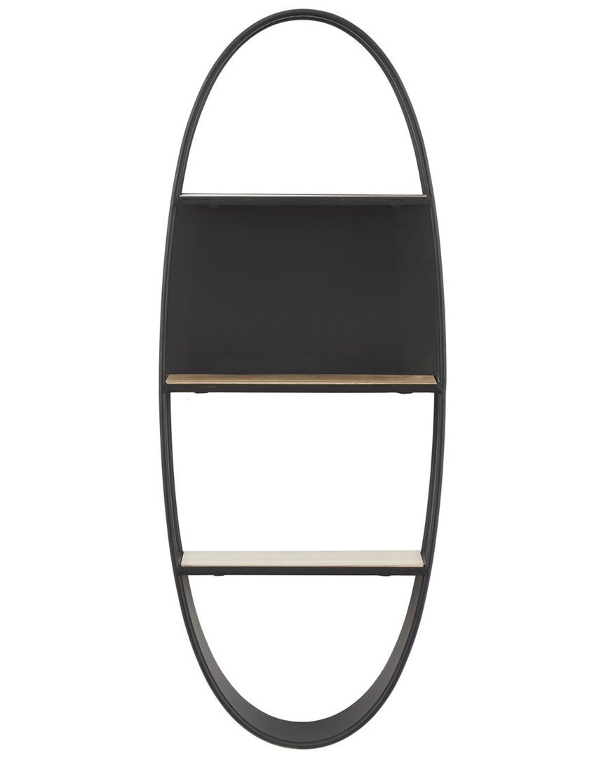 Peyton Lane Wall Shelf In Black