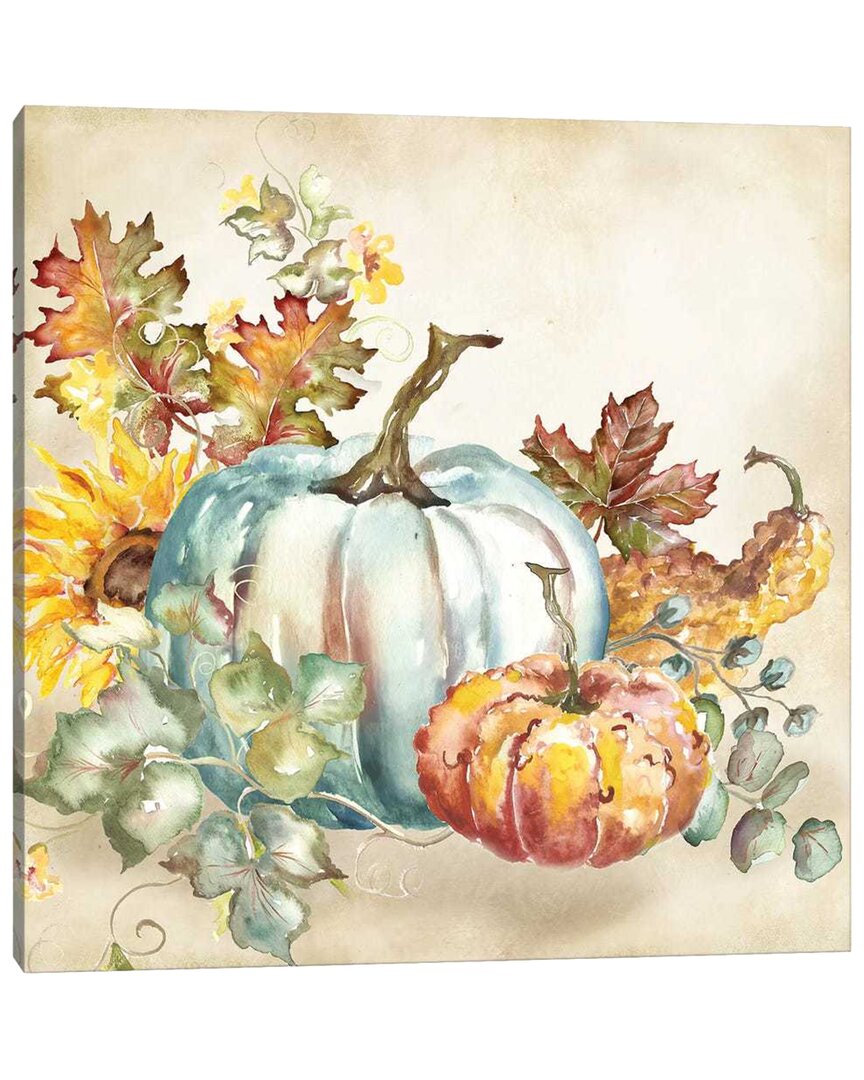 Shop Icanvas Watercolor Harvest Pumpkin Iii By Tre Sorelle Studios Wall Art