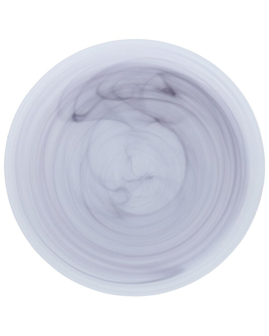 Fortessa Set Of 4 La Jolla Glass Amethyst Salad/dessert Plates In Blue