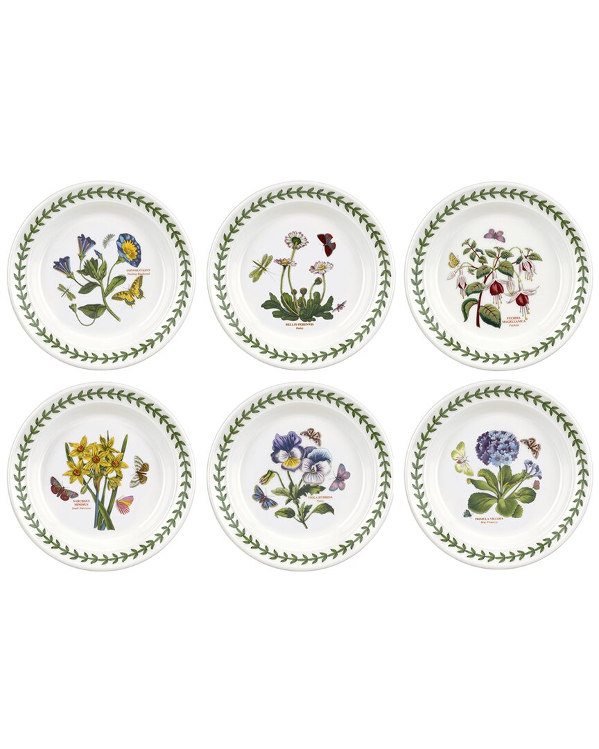 Portmeirion Set Of 6 Botanic Garden Side Plates