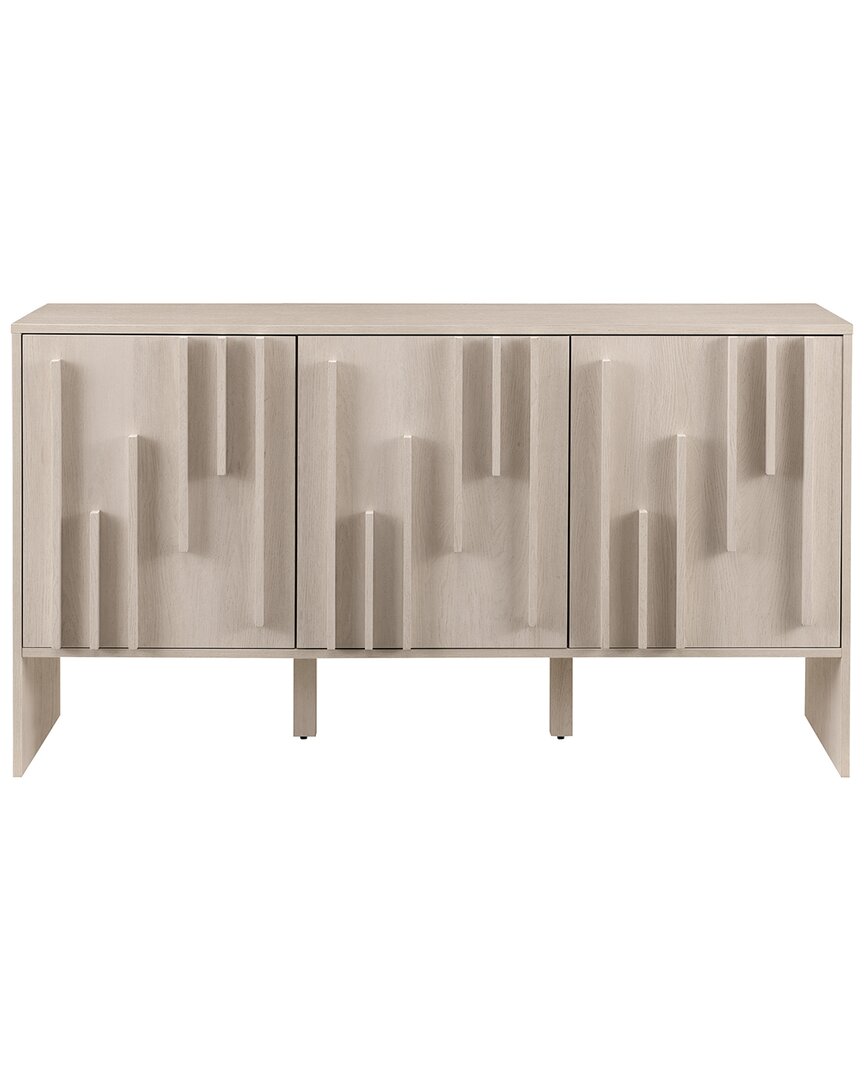 Walker Edison Contemporary Wood Detailed-door Sideboard