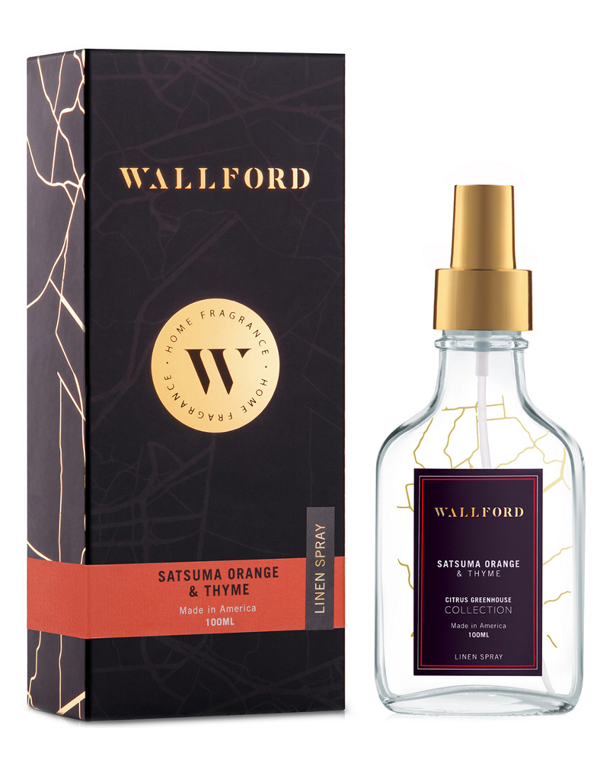 Wallford Home Fragrance Satsuma Orange & Thyme Linen Spray In Multi
