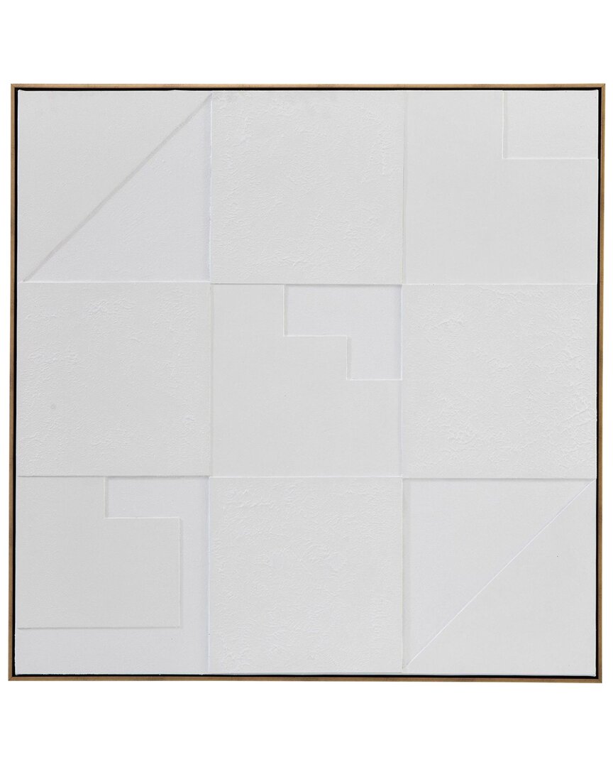 Bassett Mirror Adema Wall Art In White