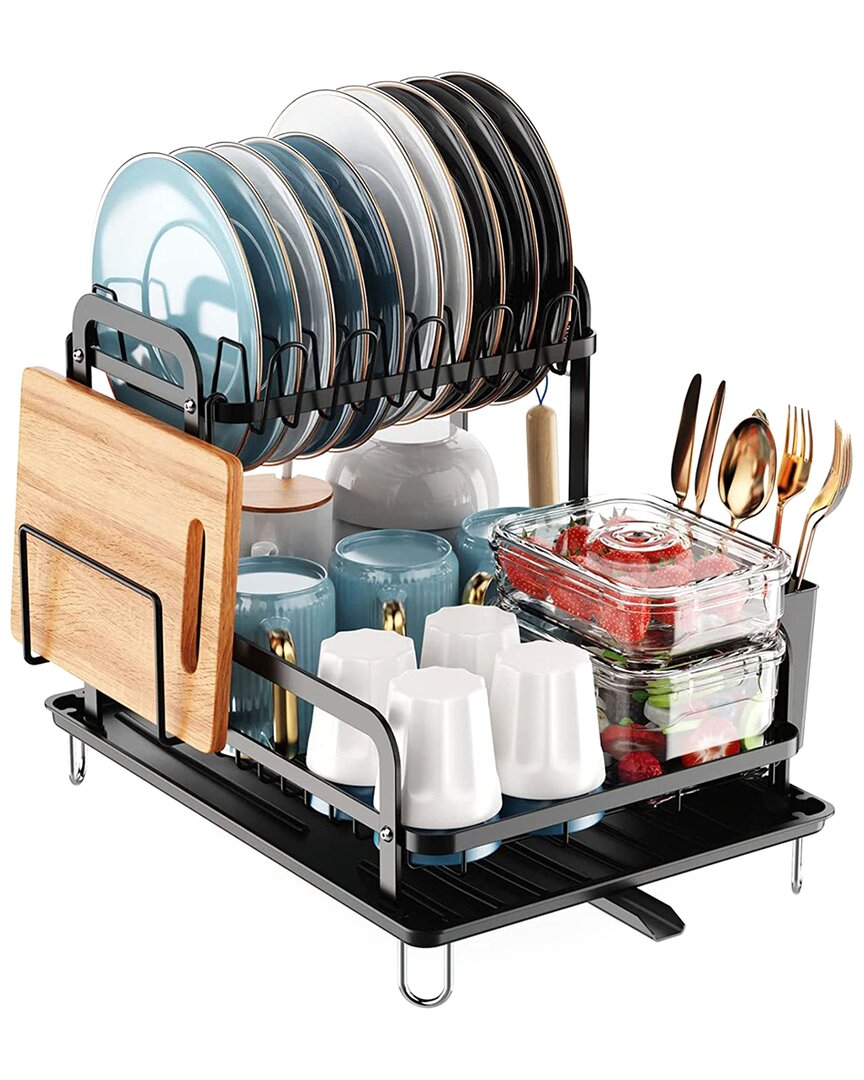 Fresh Fab Finds 2-tier Kitchen Dish Drying Rack
