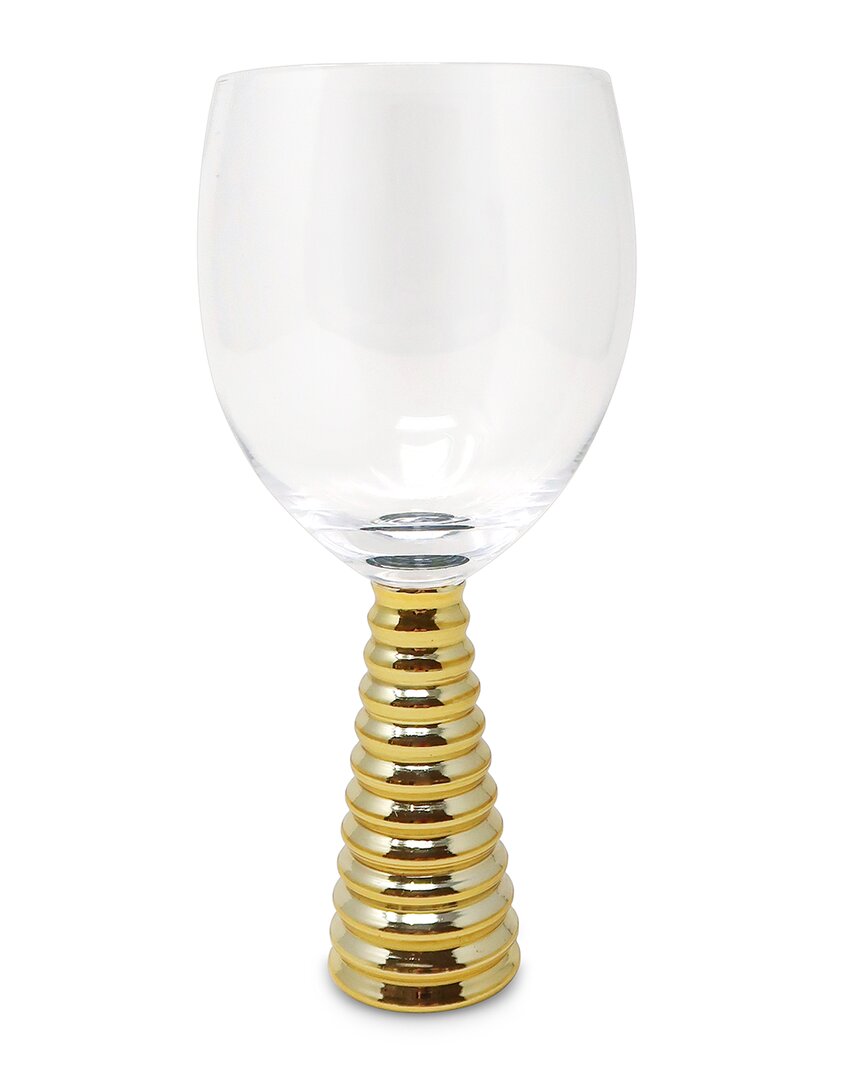 Vivience Set Of 6 Design Stemmed Water Glasses