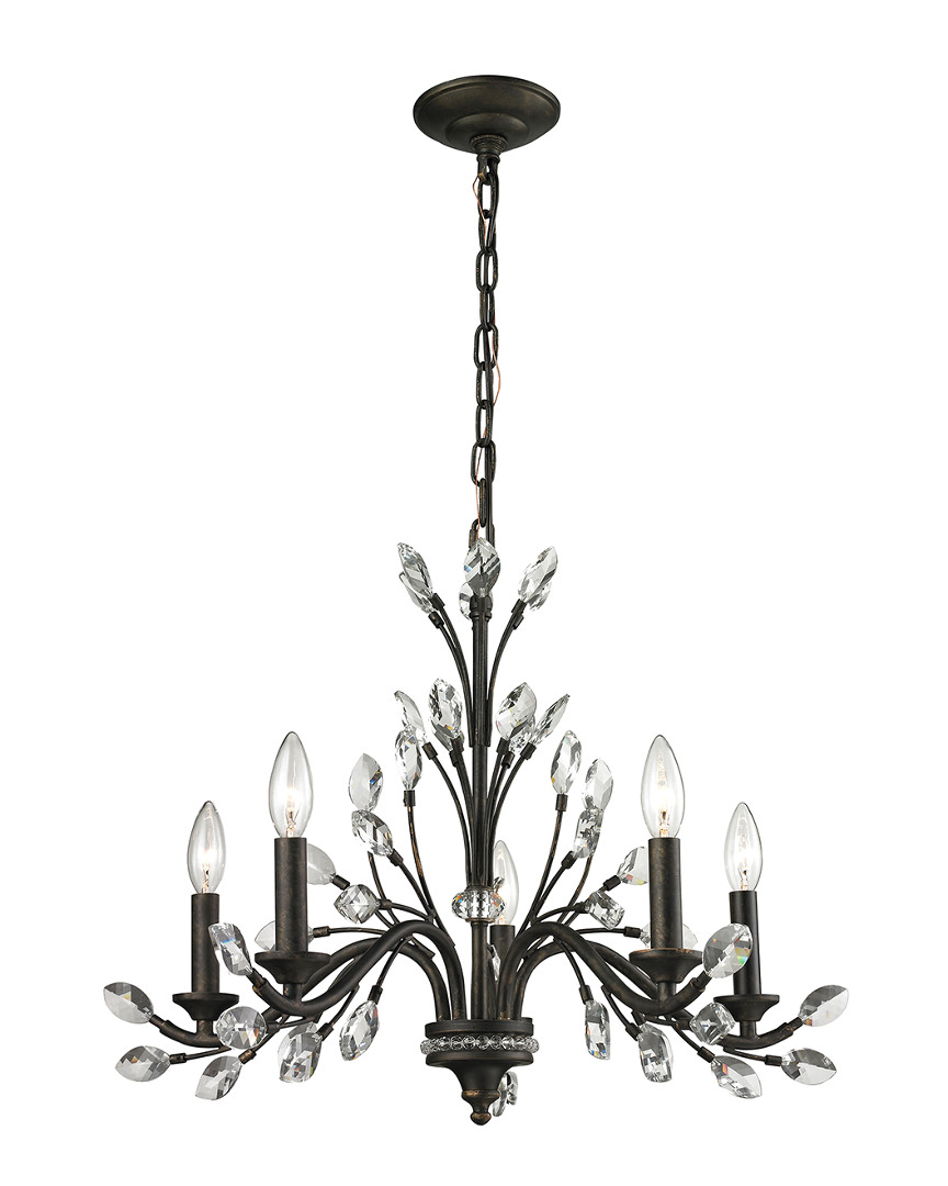 Artistic Home & Lighting Crystal Branches 5-light Chandelier