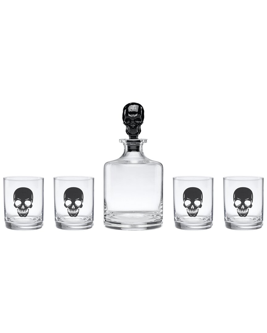 Oneida 5-piece Skeleton Whiskey Set In Transparent
