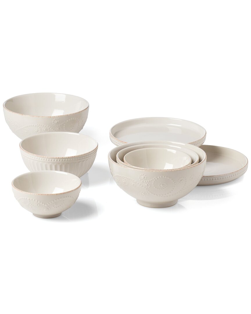 Lenox French Perle Luna 8pc Nesting Dinnerware Set