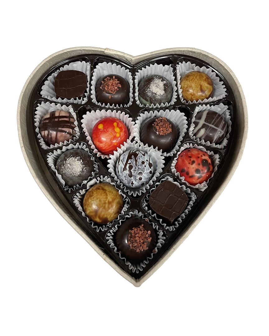 Knipschildt Chocolatier 14pc Heart Collection In Black