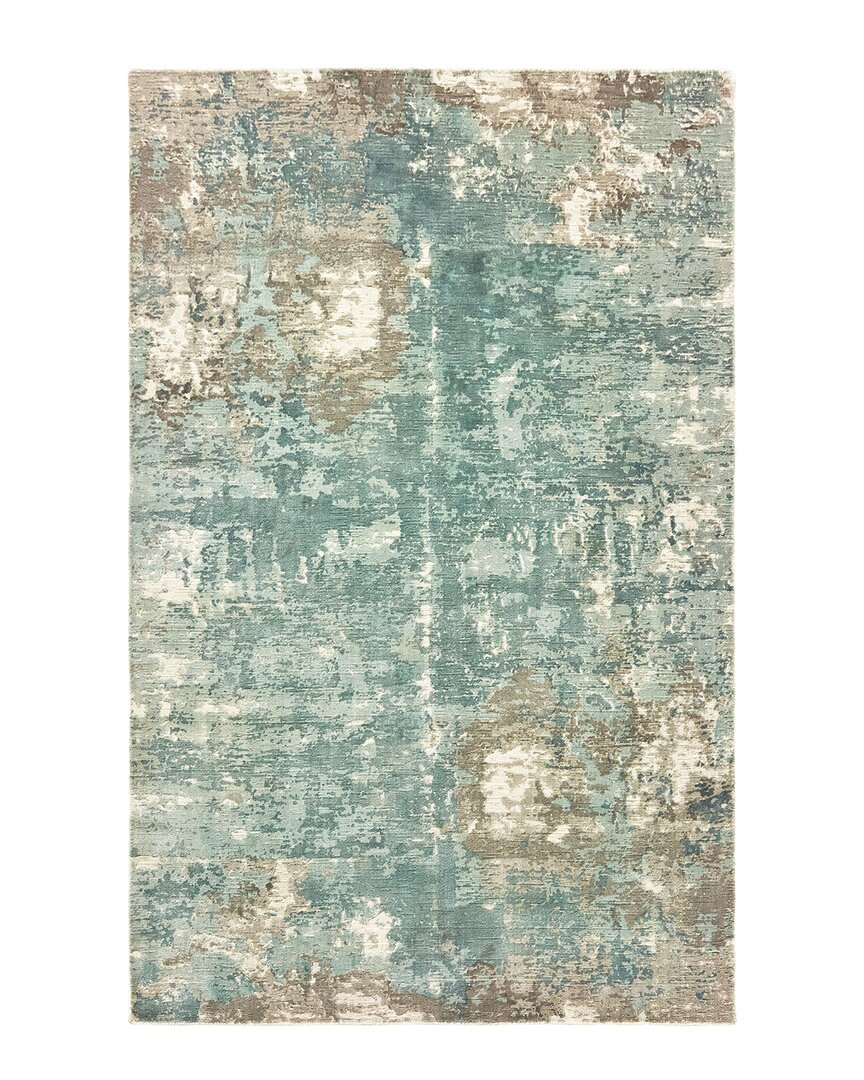 Stylehaven Fresco Distressed Abstract Area Rug In Blue