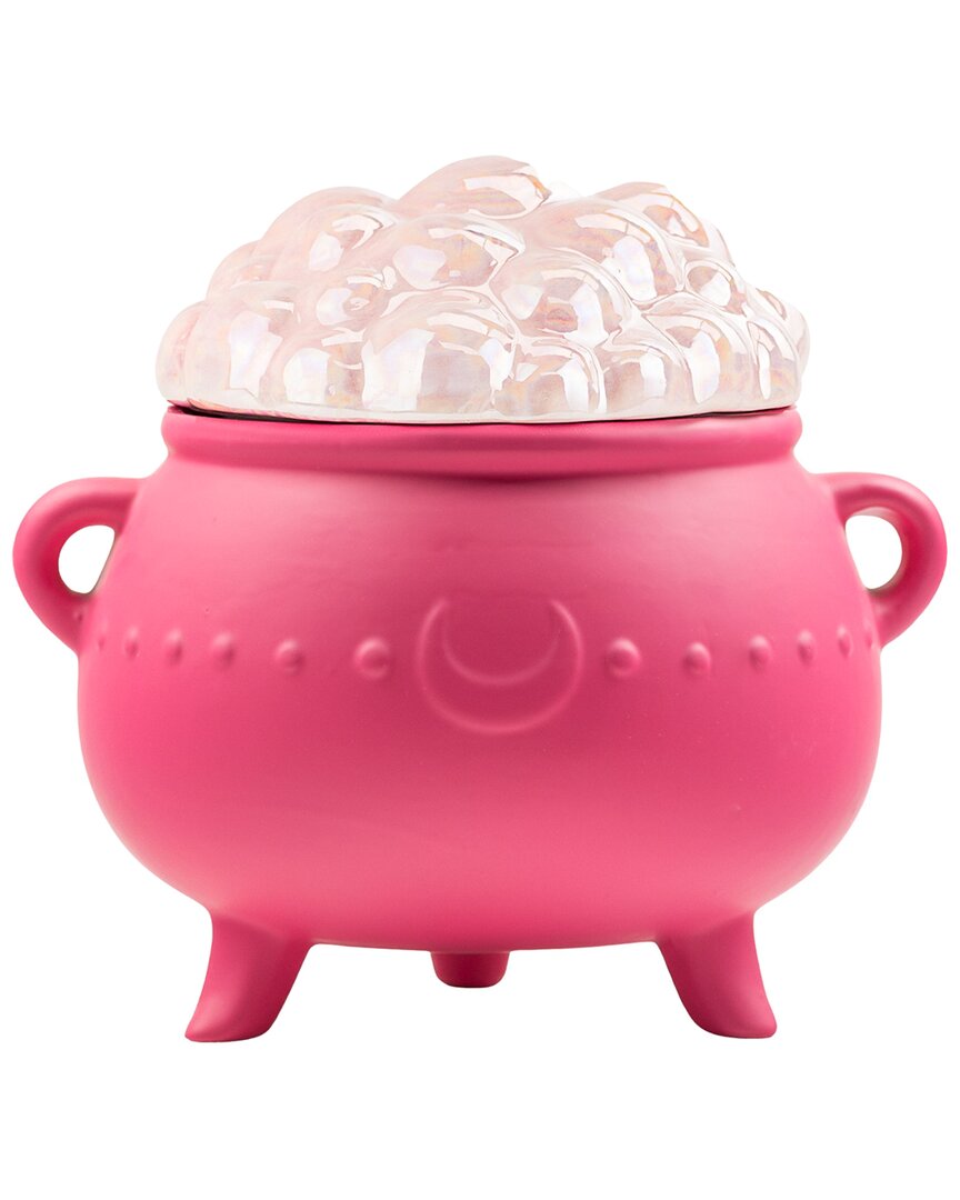 10 Strawberry Street Bubble Bubble Cauldron Canister In Pink