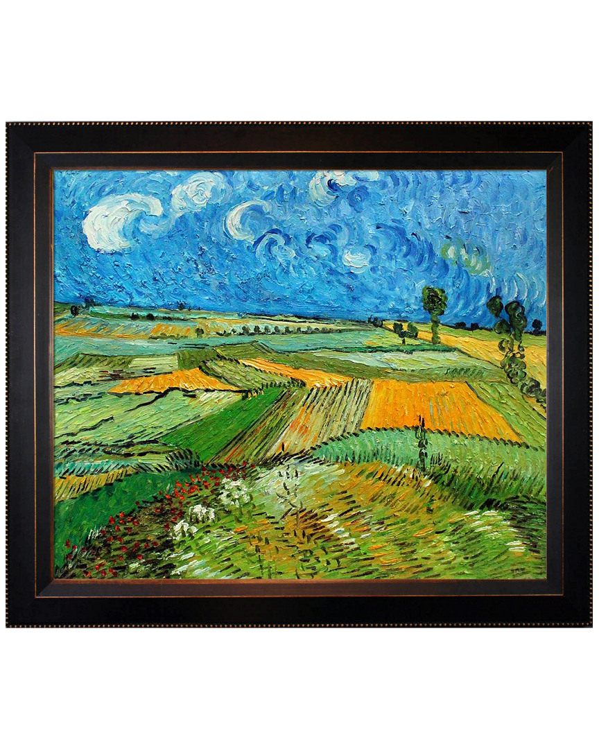 Overstock Art Wheat Fields At Auvers Under Clouded Sky By Vincent Van Gogh