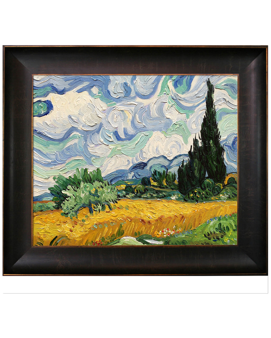 Overstock Art Wheat Field With Cypresses By Vincent Van Gogh