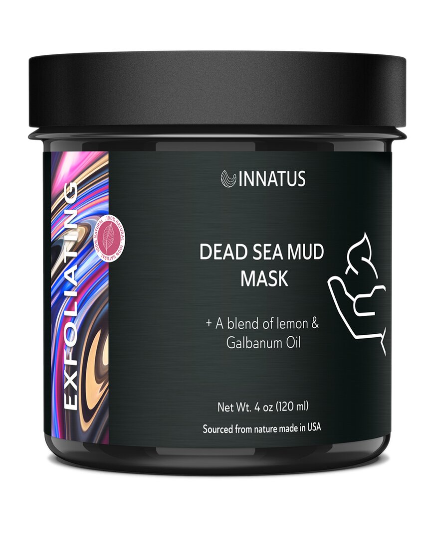 Innatus 8oz Exfoliating Dead Sea Mud Face Mask In Black
