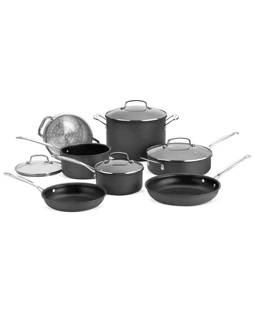 Cuisinart Nonstick 11pc Cookware Set In Black