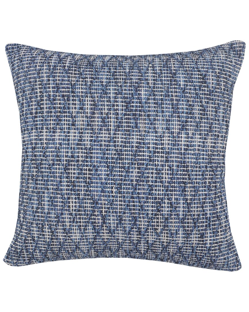 Lr Home Ingrid Modern Traditional Blue Diamond Geo Throw Pillow