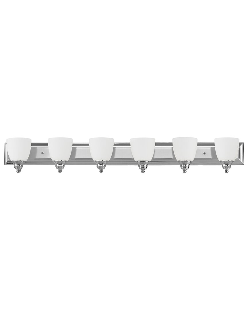 Livex Lighting Springfield 6-light Polished Chrome Bath-light