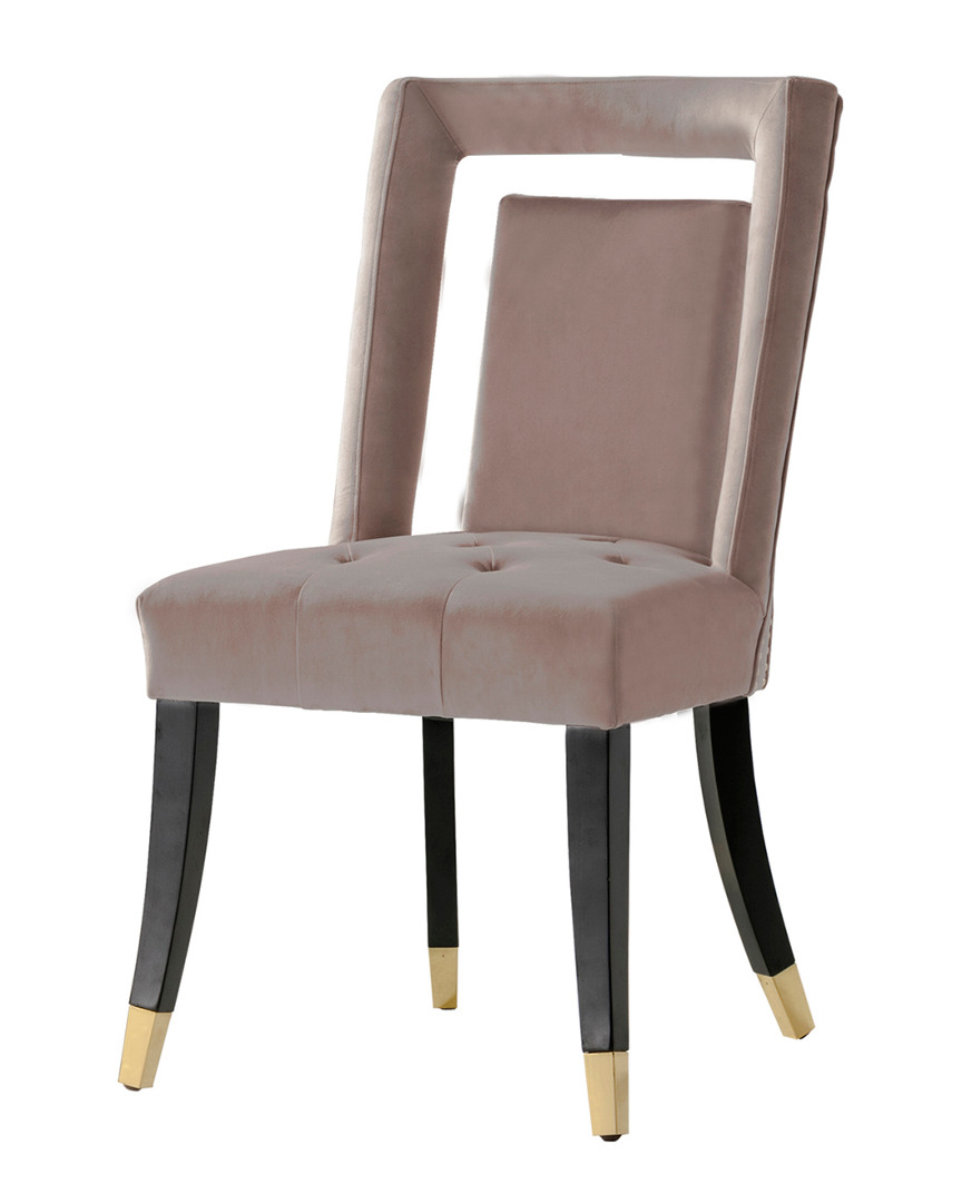 Chic Home Set Of 2 Elsie Blush Dining Chairs