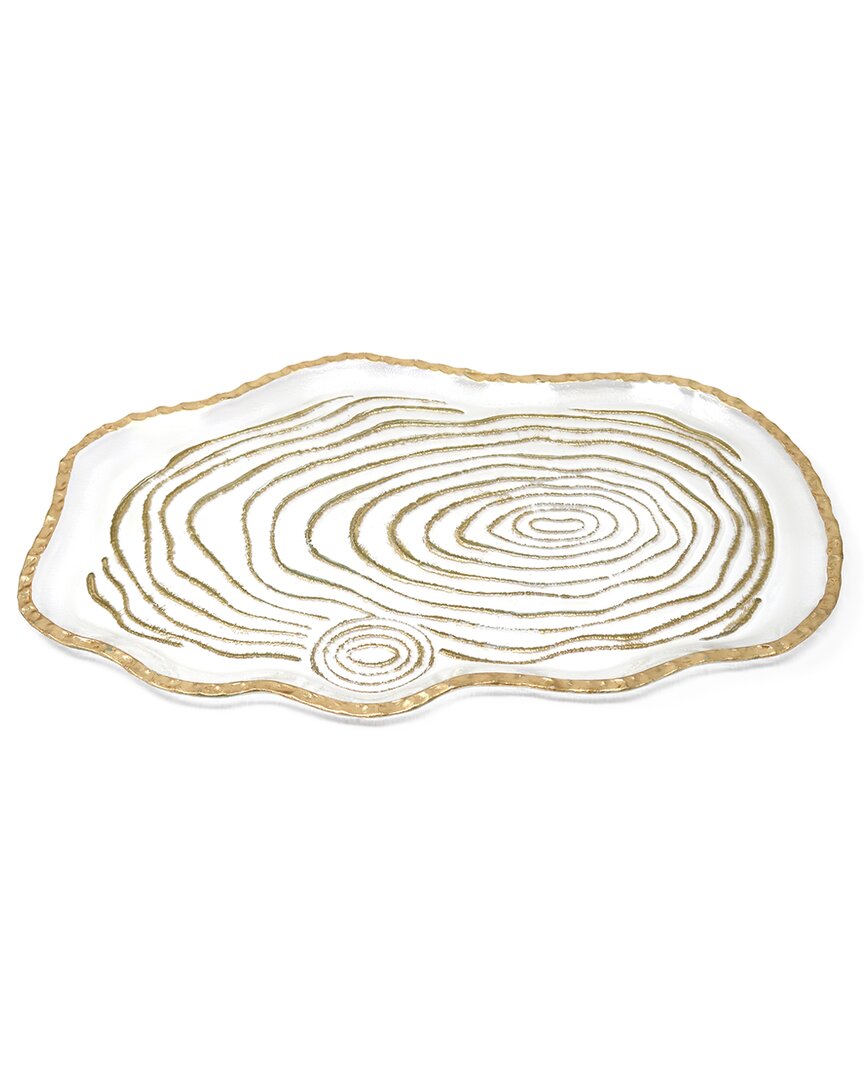 Vivience Glass Oval Tray