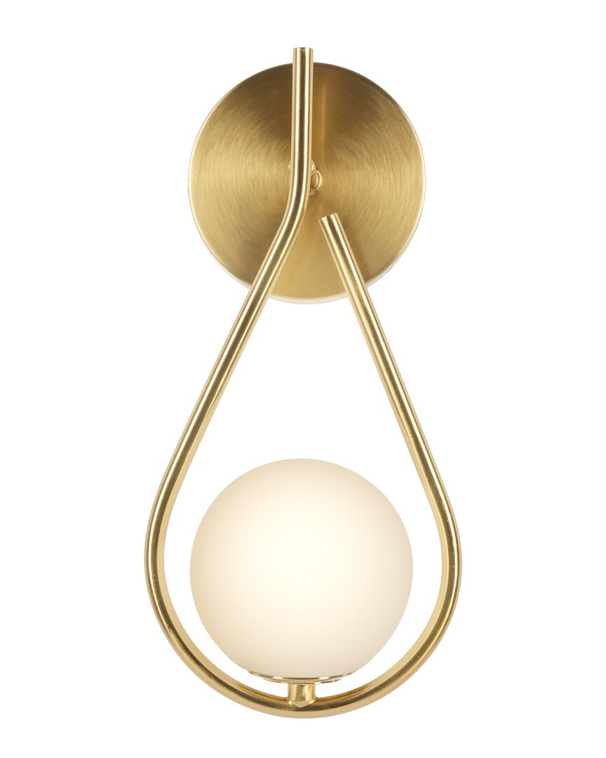 Kenroy Home Teardrop 1-light Wall Sconce In Gold