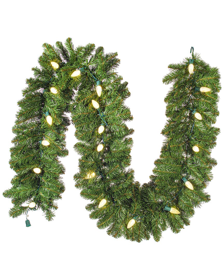 Vickerman 9ft Oregon Fir Artificial Christmas Garland In Green