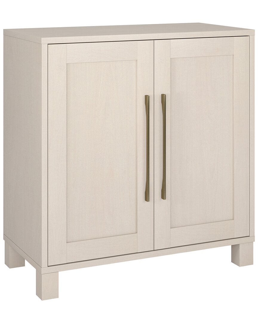 Abraham + Ivy Chabot 28 Wide Rectangular Accent Cabinet In White