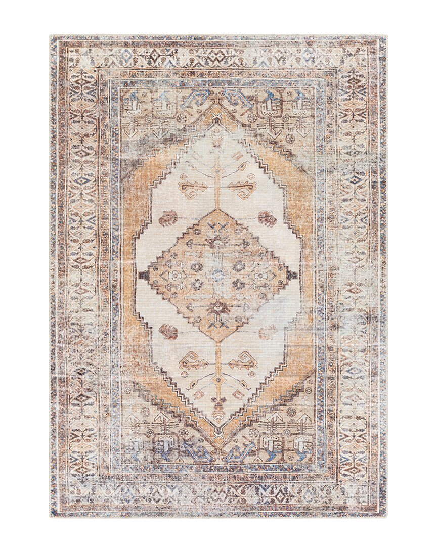 Surya Amelie Traditional Machine-washable Rug In Camel