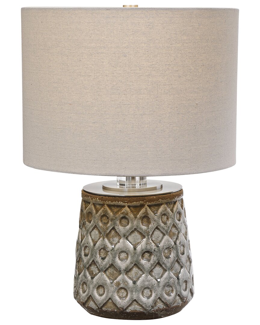 Uttermost Cetona Old World Table Lamp In Blue