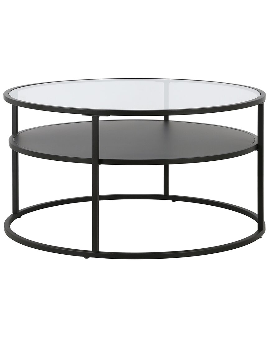 Abraham + Ivy Ada 32in Round Coffee Table In Black