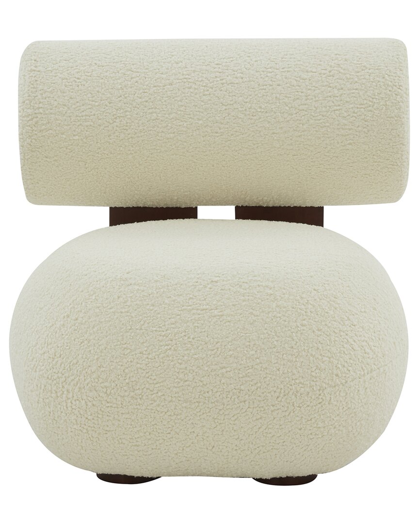 Safavieh Couture Kamaria Modern Teddy Accent Chair In White