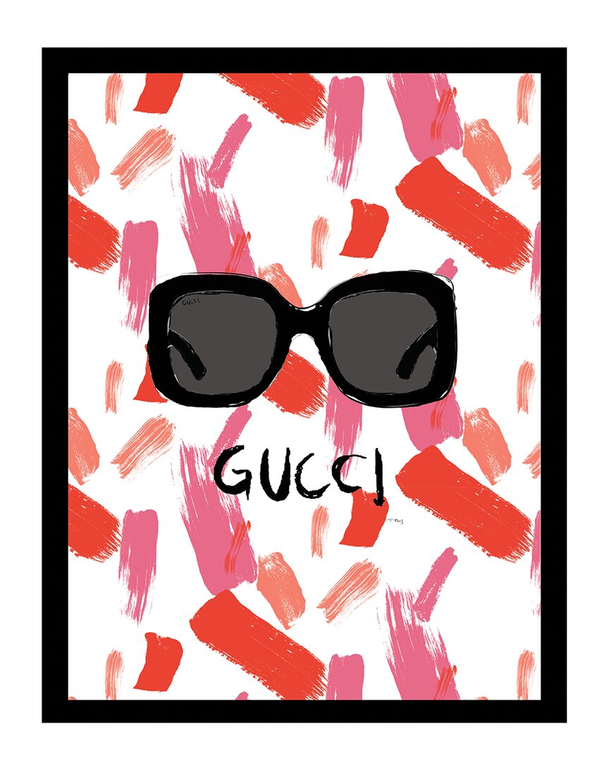 Fairchild Paris Venice Beach Collections Gucci Sunglasses Framed Print Wall Art