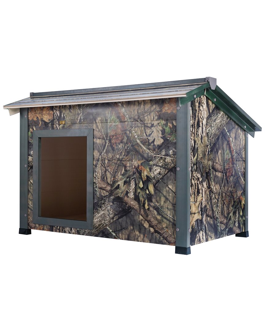 Shop New Age Pet Ecoflex Thermocore Dog House - Mossy Oak In Brown