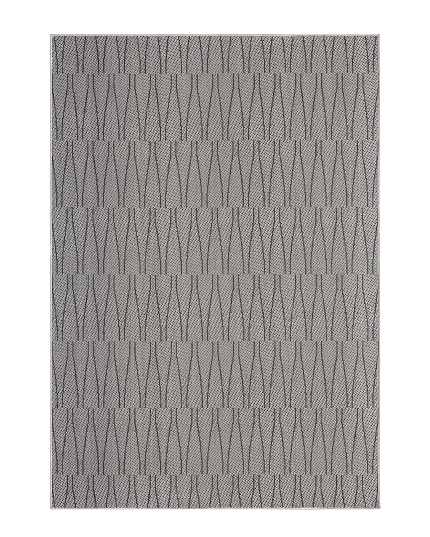 Nicole Miller New York Patio Country Willow Indoor/outdoor Rug In Gray