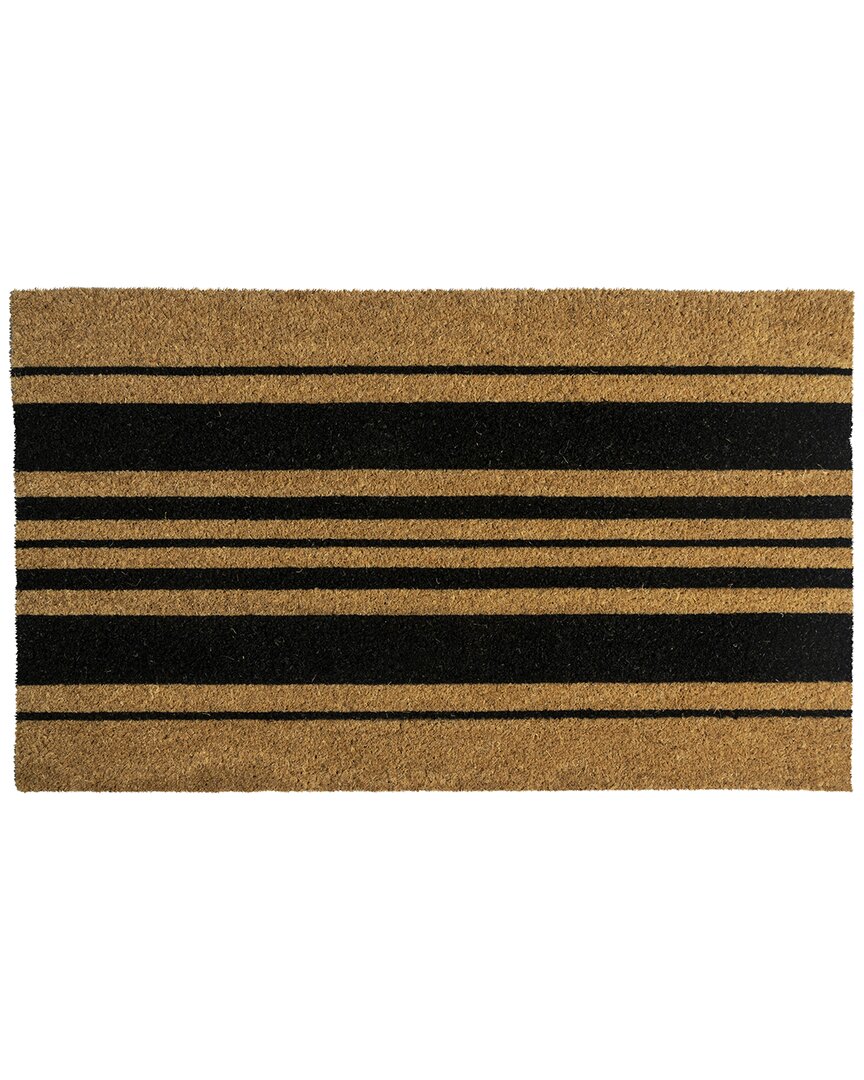 Entryways Bold Stripes Coir Doormat In Natural