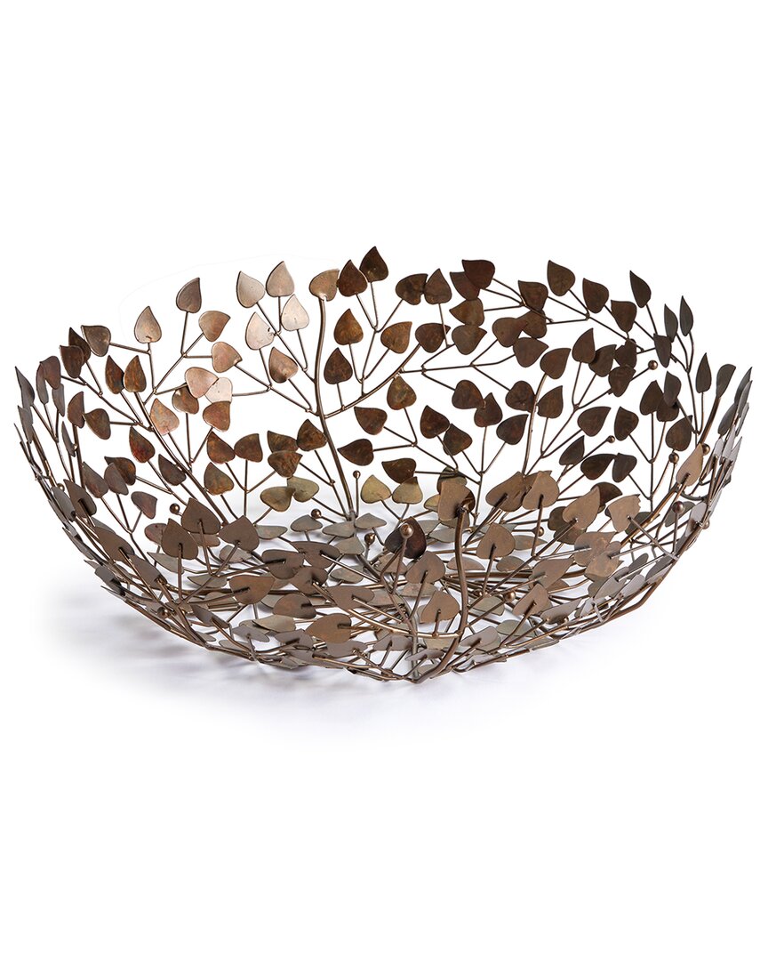 Napa Home & Garden Willow Decorative Bowl In Gold