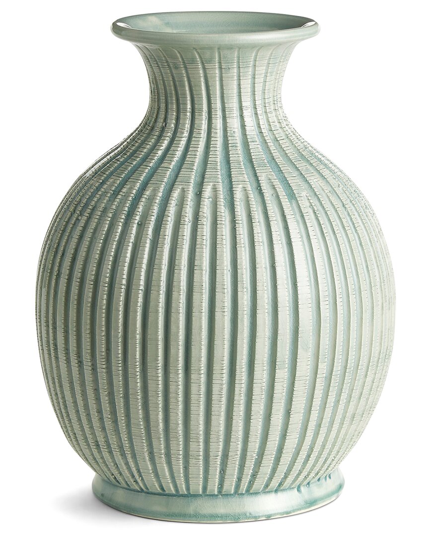 Napa Home & Garden Graffio Vase In Blue